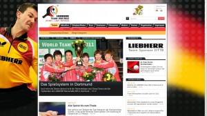 Screenshot Website Team-WM 2012