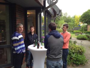 Axel, Marian, Jan-Hendrik und Florian im Expertengespräch (Foto: privat)